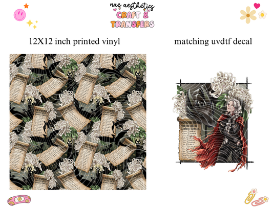 PRINTED VINYL SHEET WITH MATCHING UVDTF #310