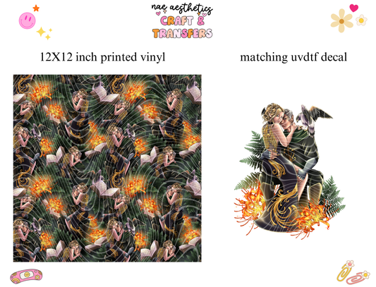 PRINTED VINYL SHEET WITH MATCHING UVDTF #311
