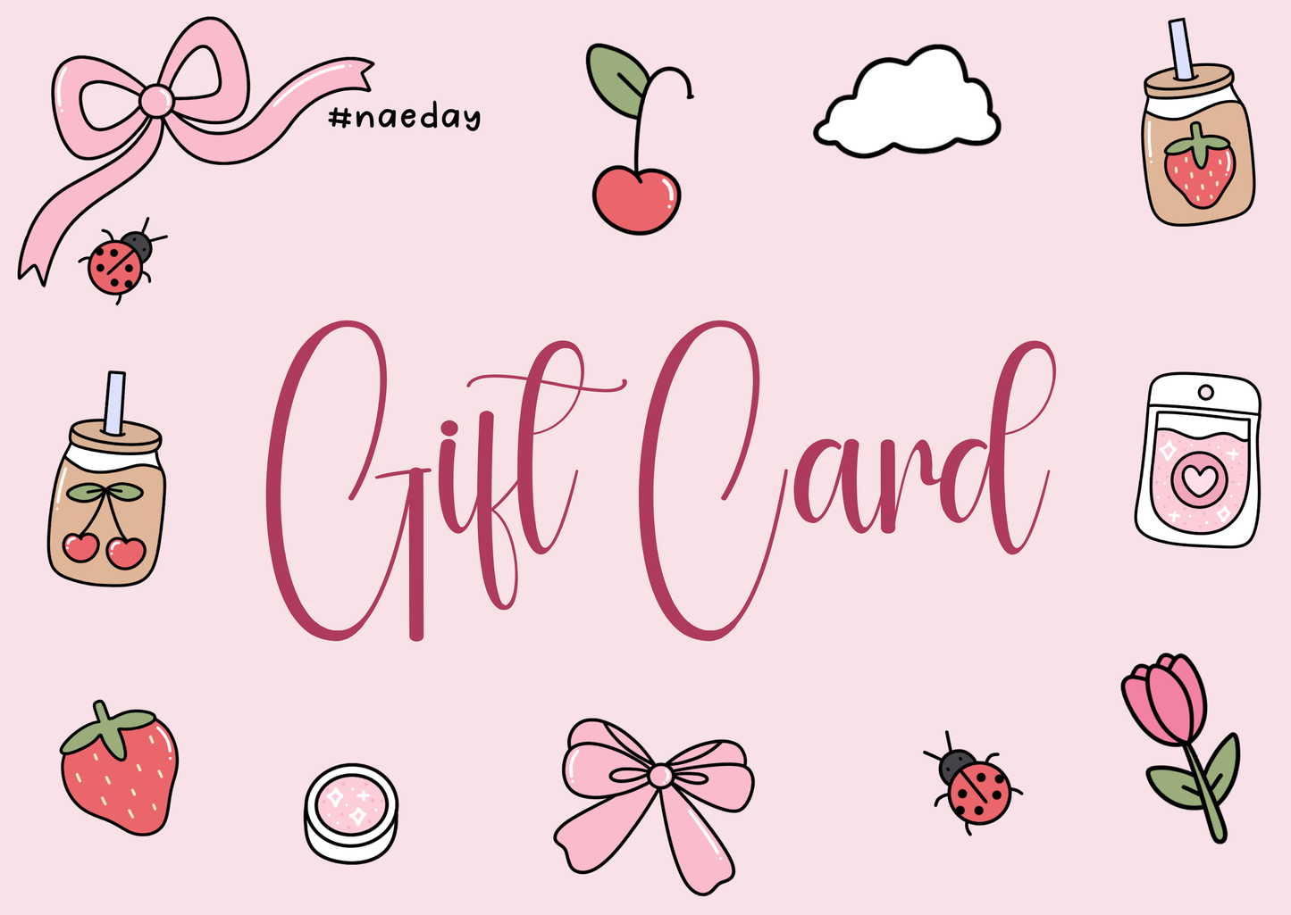NAE AESTHETICS GIFT CARD - BY EMAIL