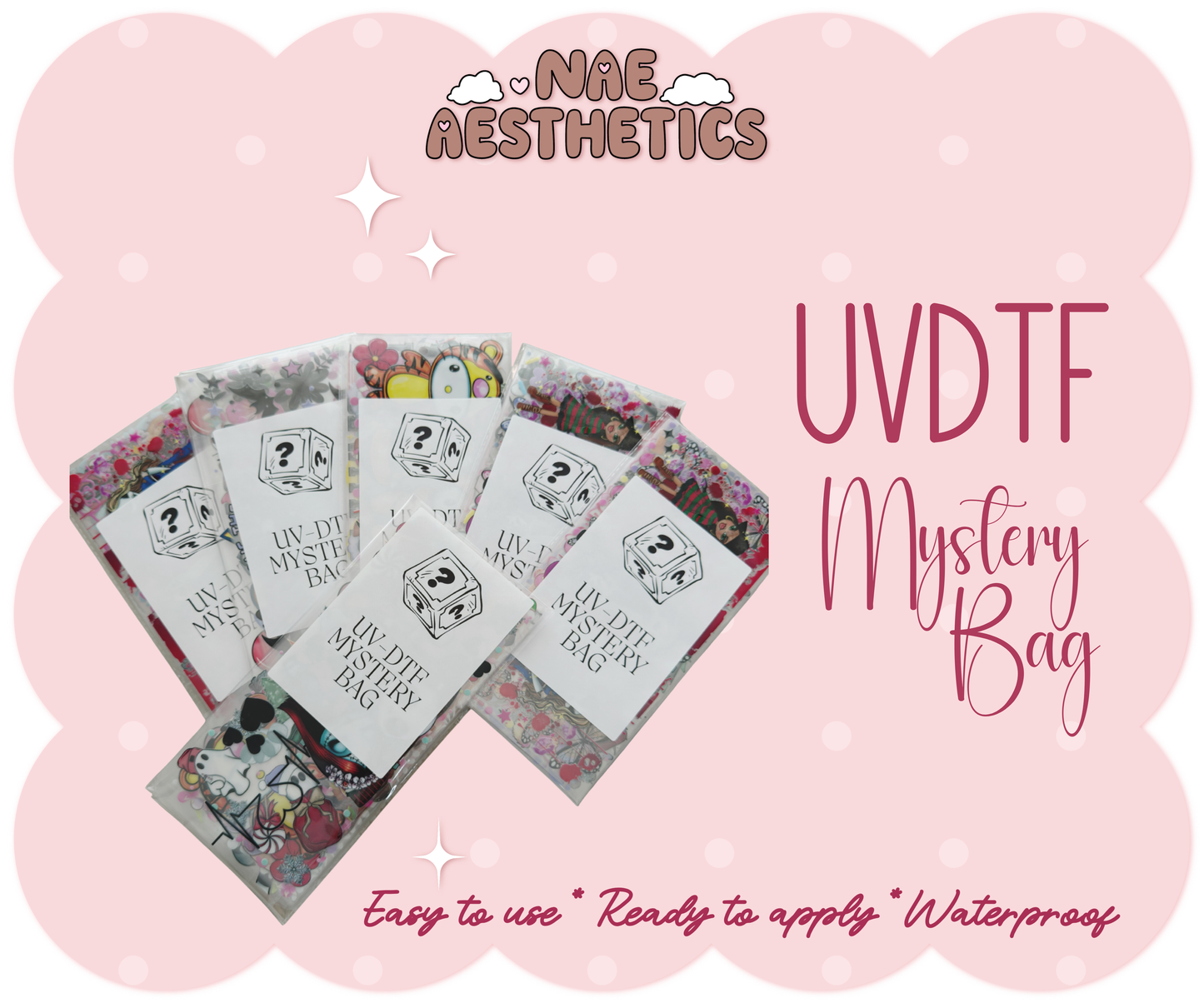10 PIECE MYSTERY BAG - 16OZ UV-DTF WRAP